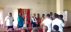 चतरा लोकसभा सांसद कालीचरण सिंह ने गारू प्रखंड में किया दौरा,सुने ग्रामीणो की समस्या