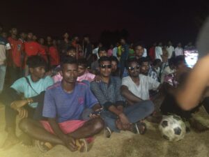 गांधी जयंती के शुभ अवसर में फुटबॉल टूर्नामेंट का किया गया आयोजन
