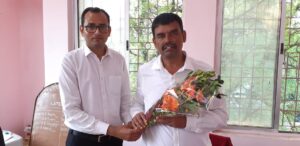 निवर्तमान पदाधिकारी को दी गई विदाई नए का किया गया स्वागत