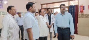 सदर अस्पताल में साफ सफाई पर विशेष ध्यान देने का दिया गया निर्देश:उपायुक्त उत्कर्ष गुप्ता