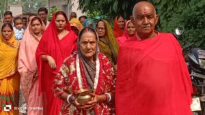 लहलहे मलय नदी के तट पर शिवाला मंदिर जीर्णोदार की रखी गई नीव