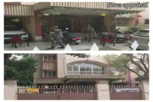 मंत्री मिथलेश ठाकुर के पीएस हरेंद्र सिंह के छप्पन सेठ डोरंडा स्थित आवास में ताला तोड़ घुसी ईडी की टीम