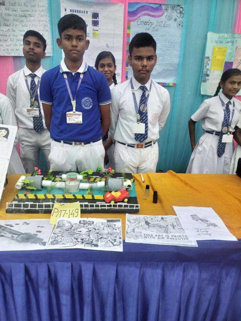 एच एम पब्लिक स्कूल चुटिया रांची में विज्ञान प्रदर्शनी का किया गया आयोजन