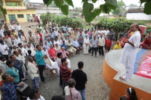 जनता के अधिकार की रक्षा और क्षेत्र के विकास के लिए नेता का छत्रछाया होना नितांत आवश्यक : के० एन० त्रिपाठी