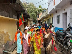 भाजपा प्रत्याशी पूर्णिमा साहू का जनसंपर्क अभियान हुआ तेज, अभियान को मिल रहा व्यापक जनसमर्थन