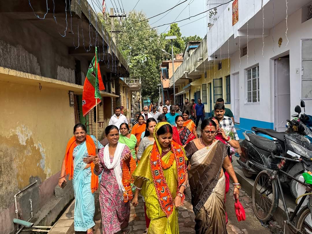 भाजपा प्रत्याशी पूर्णिमा साहू का जनसंपर्क अभियान हुआ तेज, अभियान को मिल रहा व्यापक जनसमर्थन