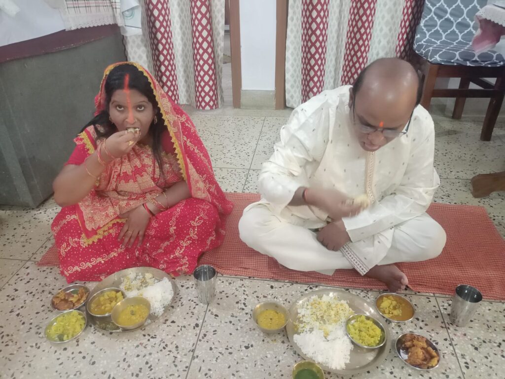 घाघरा:नहाय खाय के साथ शुरू हुआ छठ महापर्व