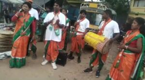 नुक्कड़ नाटक तथा नागपुरी गीत संगीत के माध्यम से भाजपा के पक्ष में मतदान करने के लिए किया गया जागरूकता अभियान
