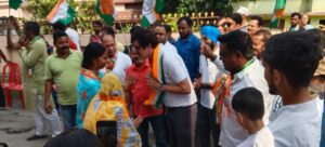 बिरसानगर ज़ोन नंबर 5 में डॉ अजय कुमार किये पदयात्रा