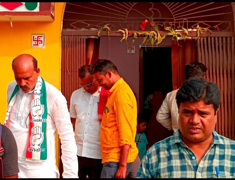 क्षेत्र भ्रमण पर निकले के एन त्रिपाठी ने कहा मनुष्य अपनी भाग्य विधाता स्वयं होता है।