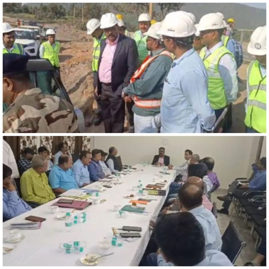 सीसीएल सीएमडी ने किया पिपरवार कोयला खदान का निरीक्षण, कोयला खदान विस्तारीकरण को लेकर दिये निर्देश सीसीएल सीएमडी ने किया पिपरवार कोयला खदान का निरीक्षण, कोयला खदान विस्तारीकरण को लेकर दिये निर्देश