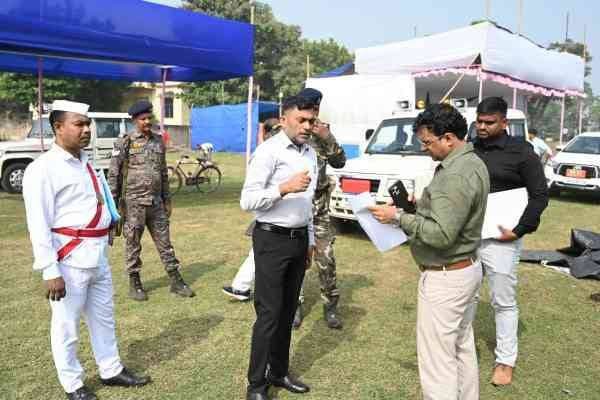 डीसी ने डिस्पैच सेंटर व वाहन पड़ाव स्थल का किया जायजा