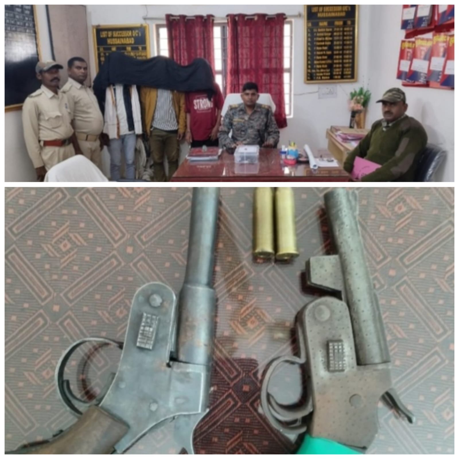 अवैध हथियारों की तस्करी में शामिल तीन अभियुक्त गिरफ्तार