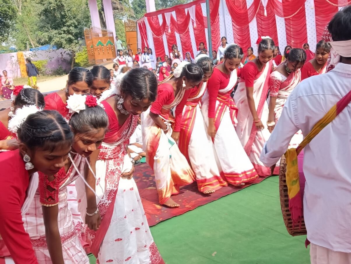 नावाडीह सरस्वती विद्या मंदिर में आदिवासी गौरव दिवस मनाया गया