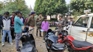 सड़क सुरक्षा को लेकर चलाया गया वाहन जांच अभियान 