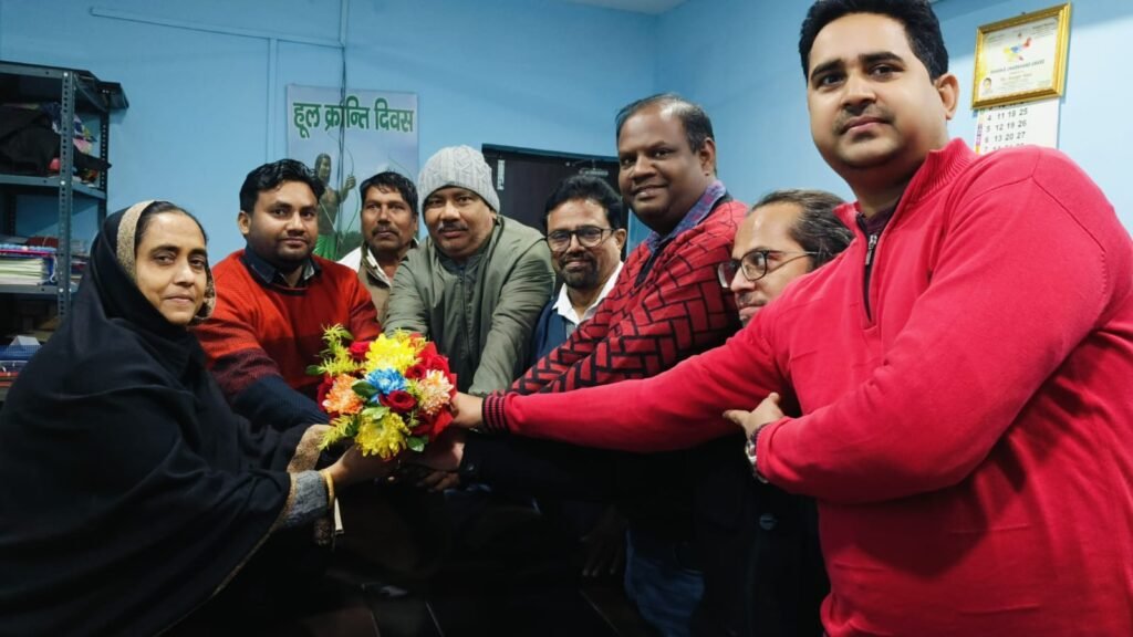 झारखंड प्राइवेट स्कूल वेलफेयर एसोसिएशन के एक प्रतिनिधि मंडल मिले मंत्री डॉक्टर इरफान और विधायक निशात आलम से। झारखंड प्राइवेट स्कूल वेलफेयर एसोसिएशन के एक प्रतिनिधि मंडल मिले मंत्री डॉक्टर इरफान और विधायक निशात आलम से।