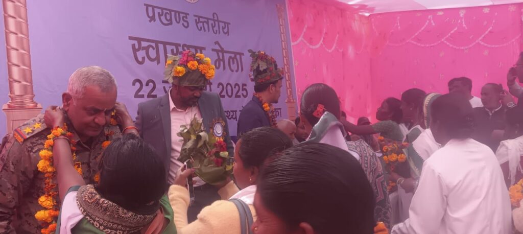 प्रखंड स्तरीय स्वास्थ्य मेला का आयोजन, ग्रामीणों को मिला नि:शुल्क स्वास्थ्य लाभ