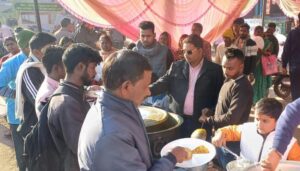 प्राण प्रतिष्ठा पर विशाल भंडारे का आयोजन, हजारों श्रद्धालुओं ने किया प्रसाद ग्रहण, भक्तिमय रहा माहौल