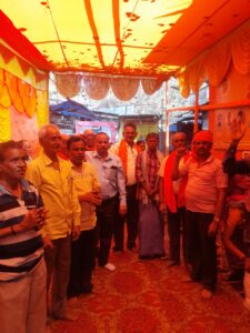 न्यू मार्केट हनुमान मंदिर में नारायण भोज आयोजित