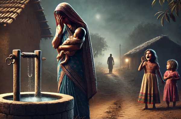 गरीबी बनी मौत की वजह:आर्थिक तंगी से परेशान मां ने बेटे संग कुएं में कूदकर दी जान