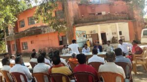 गारु थाना परिसर में शांति समिति की बैठक आयोजित