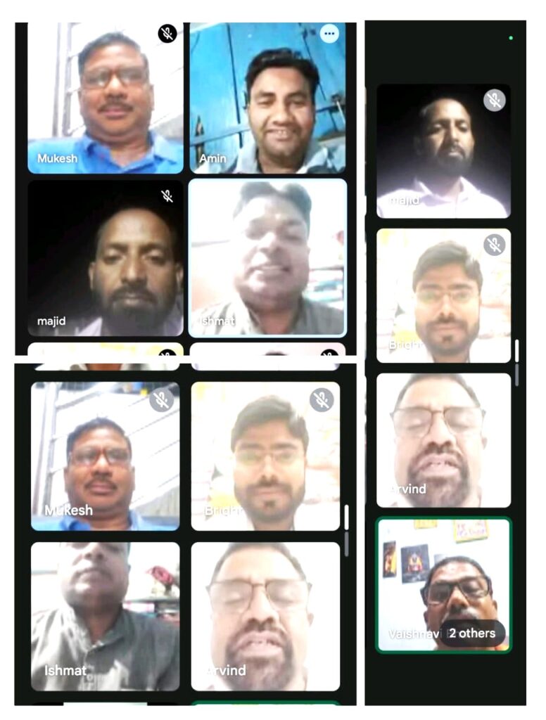 झारखण्ड प्राइवेट स्कूल वेलफेयर एसोसिएशन की जूम के माध्यम किया गया बैठक।