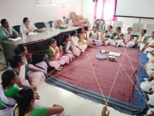 प्रसवपूर्व देखभाल पर घाघरा में स्वास्थ्यकर्मियों को मिला प्रशिक्षण