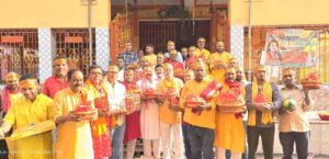 मिर्जाचौकी में वासंतिक नवरात्र पर महागौरी की भव्य पूजा, मेले में उमड़ी श्रद्धालुओं की भीड़