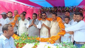 रॉकी कला में जलाशय (पाइप लाइन) योजना का मनिका विधायक ने किया शिलान्यास