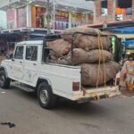 पलामू टाइगर रिजर्व के गारू में अवैध तेंदूपत्ता तोड़ने वालों पर वन विभाग की कार्रवाई,तेंदूपत्ता किया गया जप्त