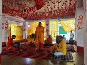 मोतीपहाड़ी में श्री श्री 108 हरिनाम चौबीस प्रहर संकीर्तन प्रारंभ