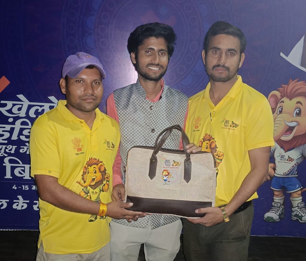 अंतरराष्ट्रीय खिलाड़ी हरिमोहन सिंह को बिहार राज्य खेल प्राधिकरण ने किया सम्मानित