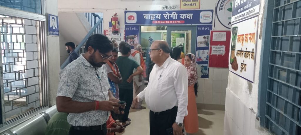 सीएस ने सदर अस्पताल का किया औचक निरीक्षण, दिए निर्देश