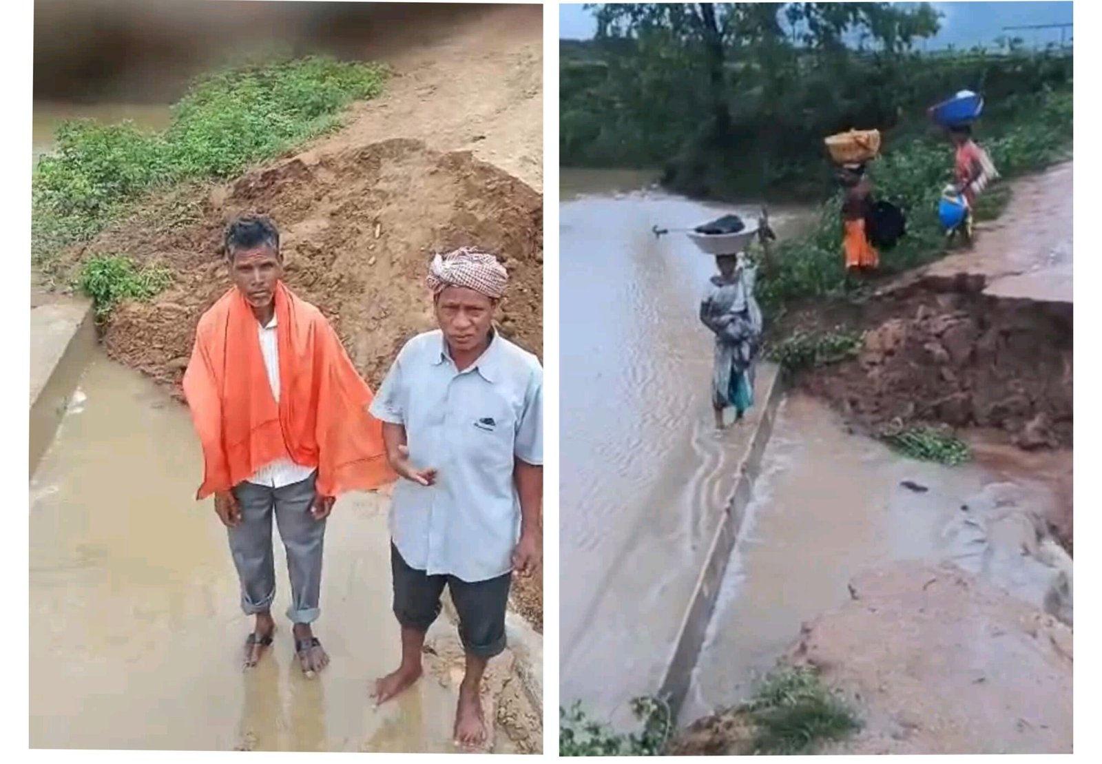 जिलिंगसिरा गांव की सड़क बहने से टूटा संपर्क, ग्रामीणों की बढ़ी परेशानी जिलिंगसिरा गांव की सड़क बहने से टूटा संपर्क, ग्रामीणों की बढ़ी परेशानी