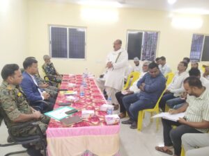 मनिका थाना में बकरीद को लेकर शांति समिति की बैठक आयोजित