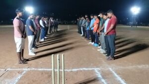 अहमदाबाद प्लेन हादसे में दिवंगतों को श्रद्धांजलि,TPL क्रिकेट टूर्नामेंट में रखा गया मौन
