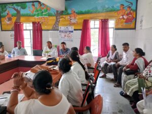 बरहरवा सीएचसी में मासिक समीक्षात्मक सह प्रशिक्षण बैठक आयोजित
