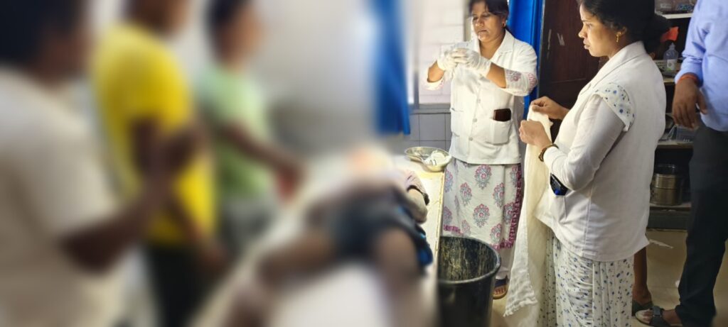 बरहरवा:दीवार ढहने से किशोर गंभीर रूप से घायल