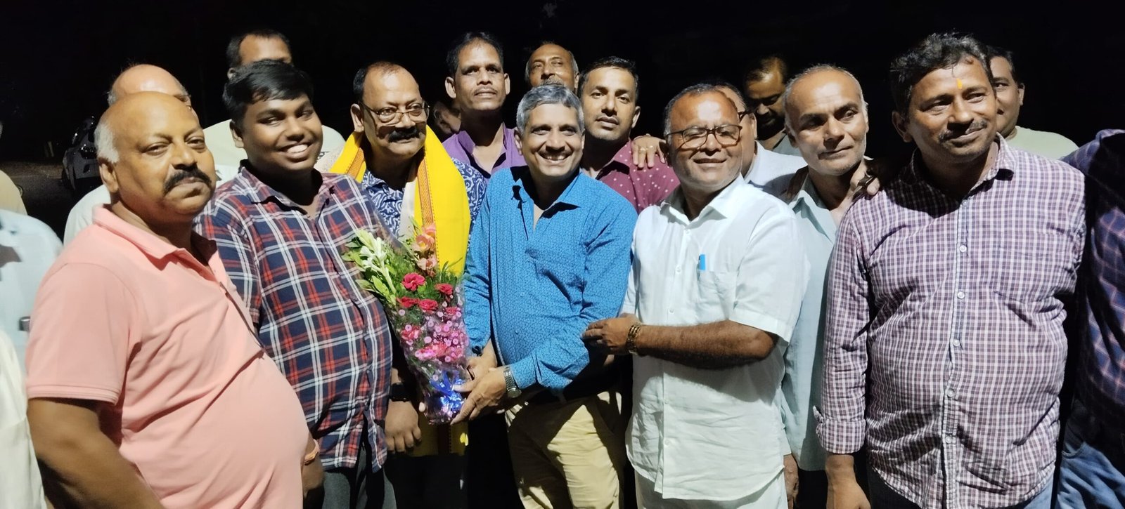नव पदोन्नत डीएसपी मनोज कुमार का हुआ अभिनंदन