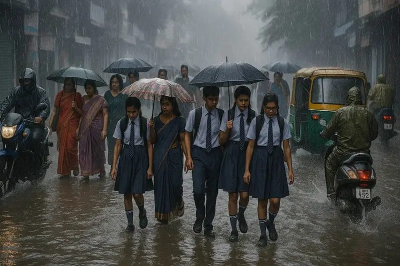 अगले 48 घंटे भारी बारिश की चेतावनी, आपदा प्रबंधन विभाग ने सभी जिलों को किया अलर्ट पर