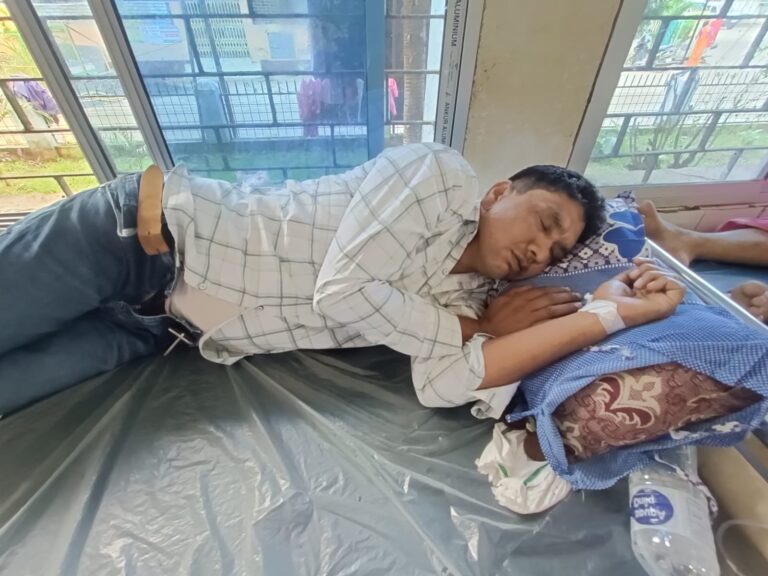 अखाड़ा जुलूस के दौरान गोलीबारी, युवक गंभीर रूप से घायल