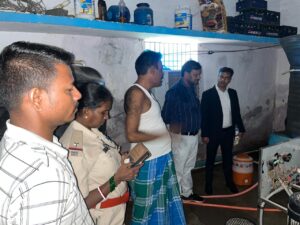 लातेहार:बिना निबंधन संचालित आर.ओ. प्लांट सील,नगर पंचायत की सख्त कार्रवाई