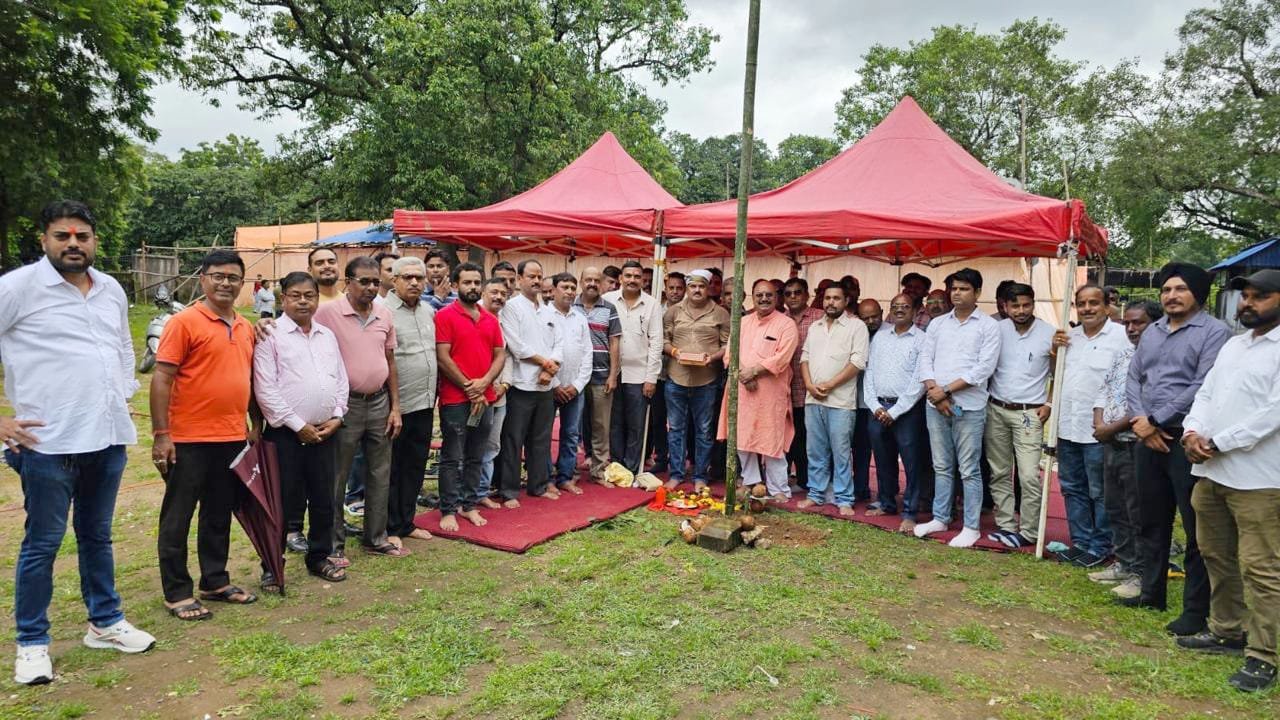 एग्रिको दुर्गा पूजा समिति का भूमि पूजन हुआ सम्पन्न एग्रिको दुर्गा पूजा समिति का भूमि पूजन हुआ सम्पन्न