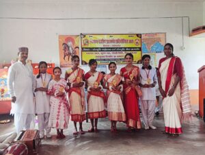 सरस्वती शिशु विद्या मंदिर बोरियो में विभाग स्तरीय संस्कृति महोत्सव सह संस्कृति बोध प्रश्नमंच का हुआ आयोजन