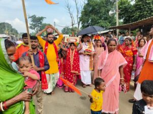 पंचकठिया बाजार में गणेश महोत्सव के उपलक्ष्य पर सात दिवसीय भागवत कथा का शुभारंभ