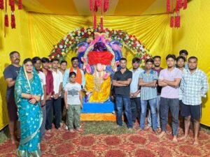 भाजपा नेता दिनेश कुमार के हाथों टेल्को में हुआ गणेश पूजा पंडाल का उद्घाटन