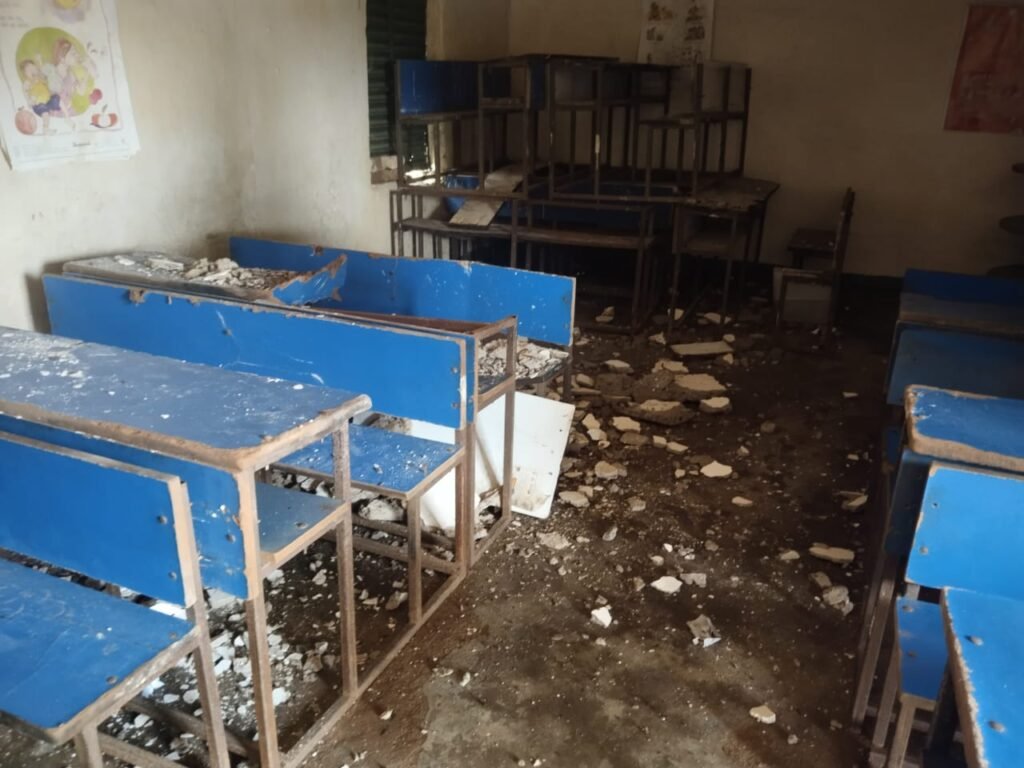 प्राथमिक विद्यालय चेताग की अविलंब मरम्मती की जाय:जिला परिषद उपाध्यक्ष अनीता देवी