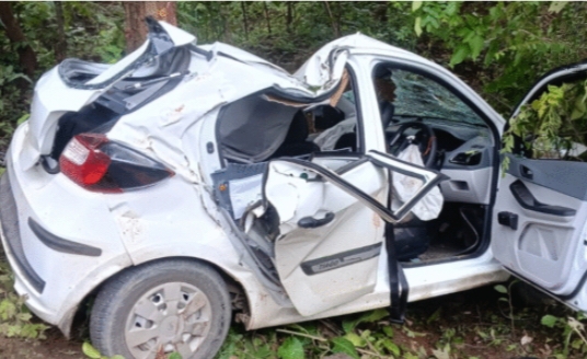 अमझरिया घाटी में भीषण सड़क हादसा,मां-बेटी की मौत,दो बेटे घायल