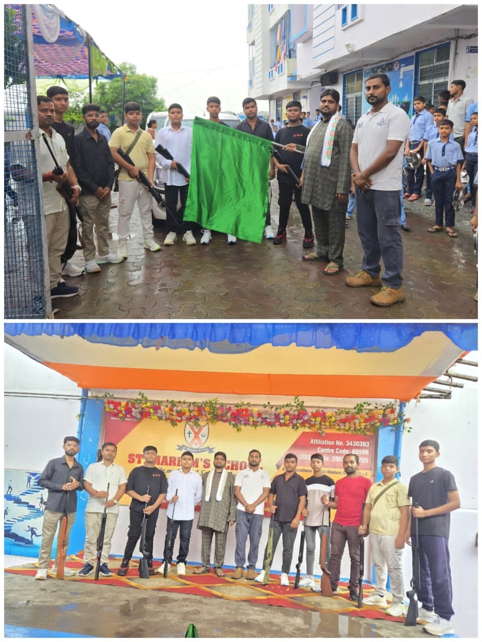 पलामू की टीम झारखंड स्टेट राइफल शूटिंग चैम्पियनशिप के लिए रवाना