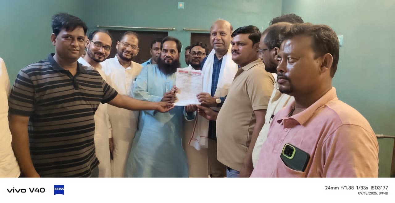 तीन सूत्री मांगों को लेकर विधायक से मिले मदरसा शिक्षक संघ तीन सूत्री मांगों को लेकर विधायक से मिले मदरसा शिक्षक संघ